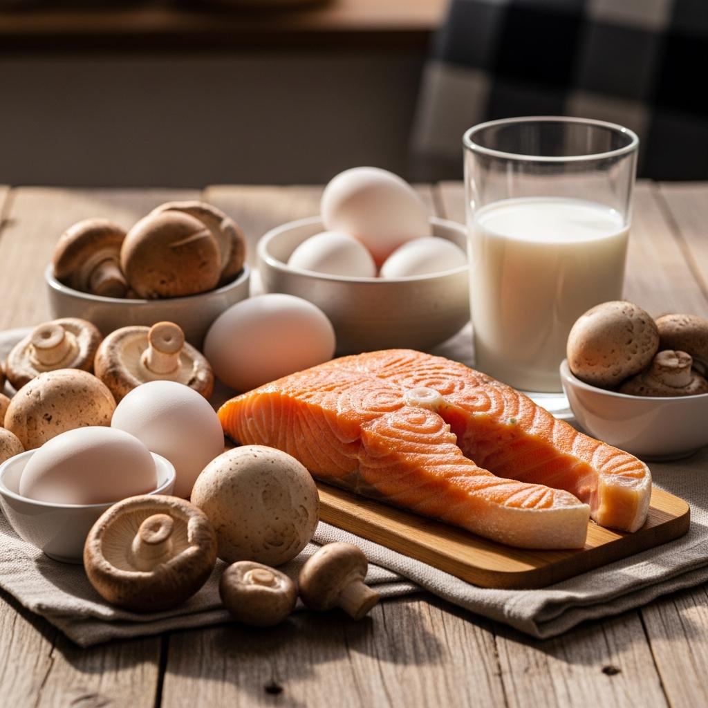 Vitamina D în sezonul rece: cine are nevoie de suplimente și când trebuie să fim atenți la exces 4 alimente-vitamina-D